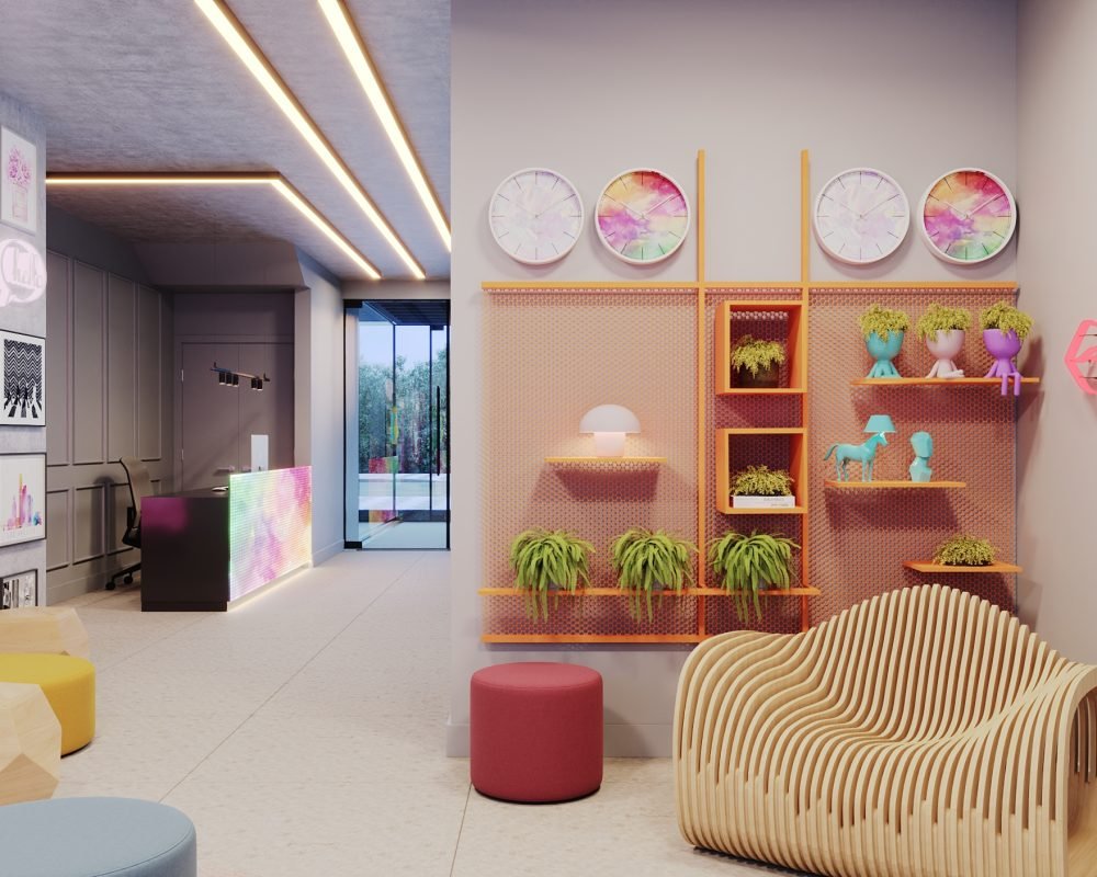 Alto das Mansões - Recepção e Hall