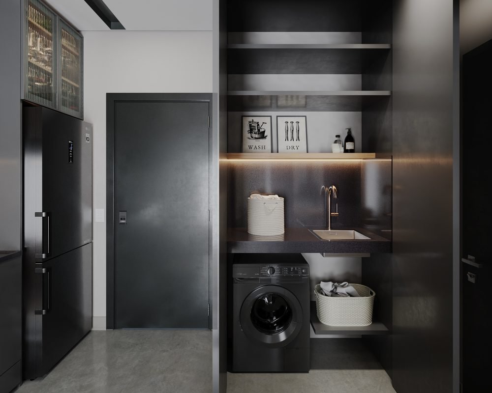 Alto das Mansões - Studio Decorado - Lavanderia