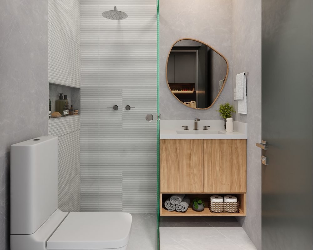 Alto das Mansões - Studio Decorado-Banheiro