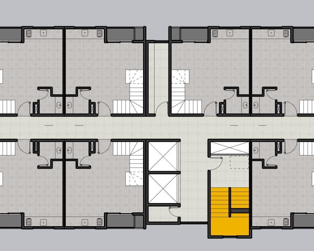 Alto das Mansões - Pavimento tipo 21° Duplex Inferior