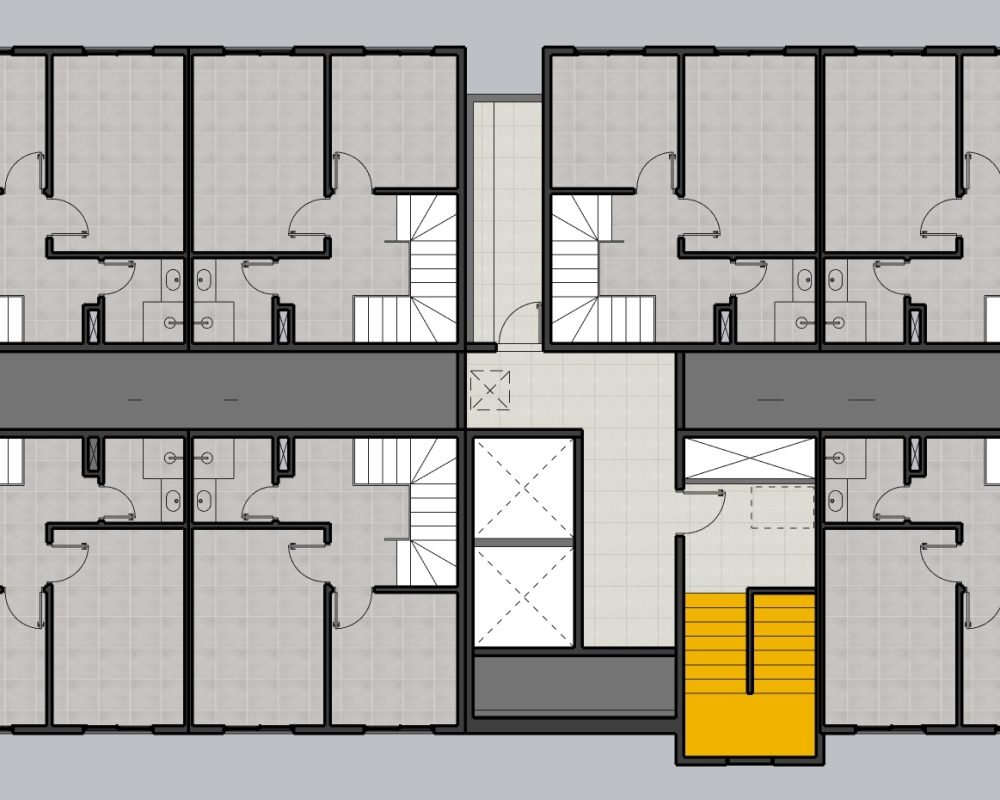 Alto das Mansões - Pavimento tipo 22° Duplex Superior