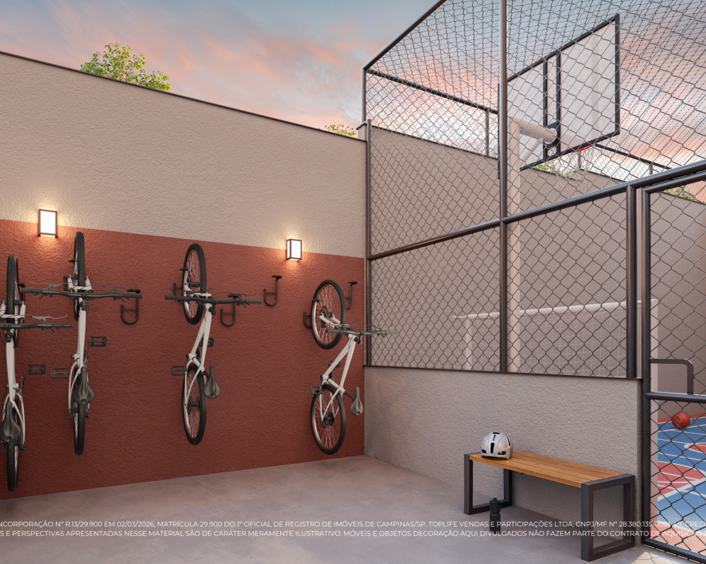 Bicicletario -TopLife Nova Campinas