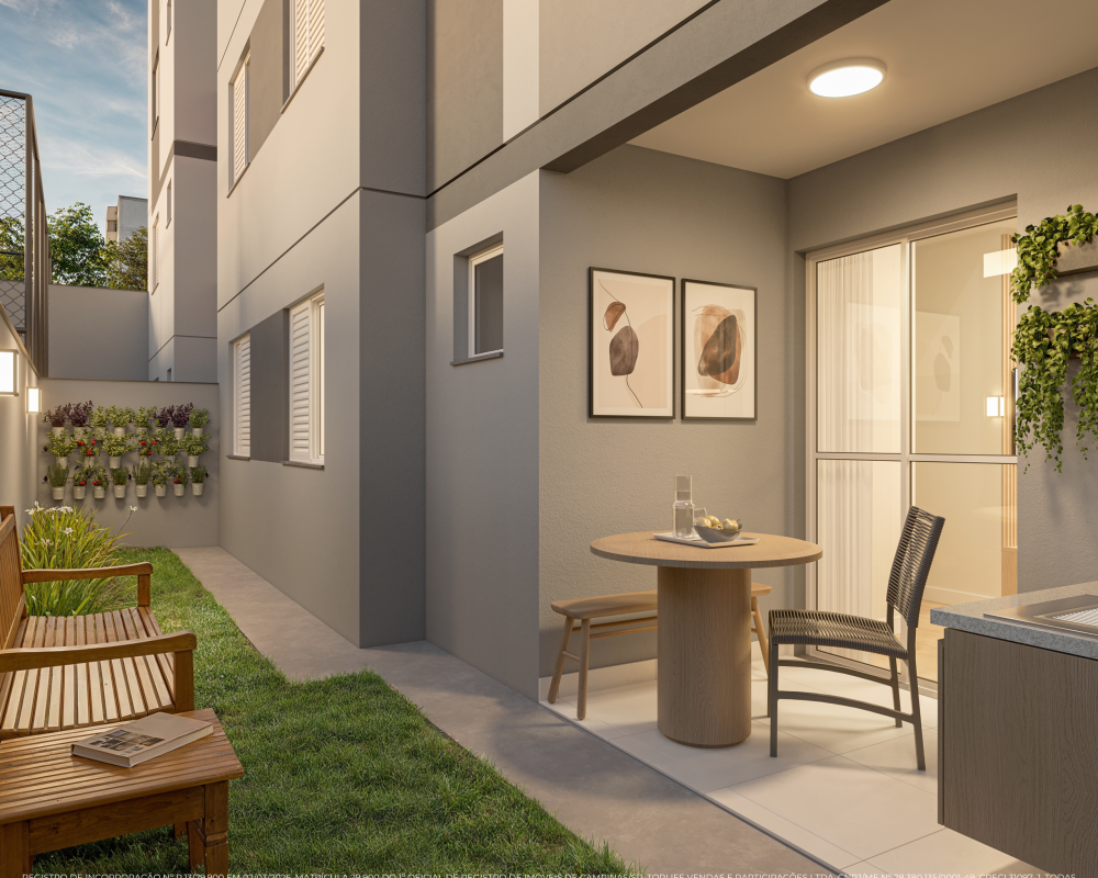 Quintal Garden -TopLife Nova Campinas