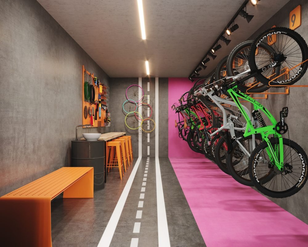 Alto das Mansões - Bicicletario