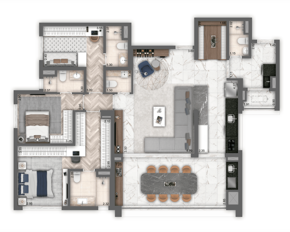 CYRELA_NORTE-SUL_APTO-145M²_PLANTA-PADRÃO_HR