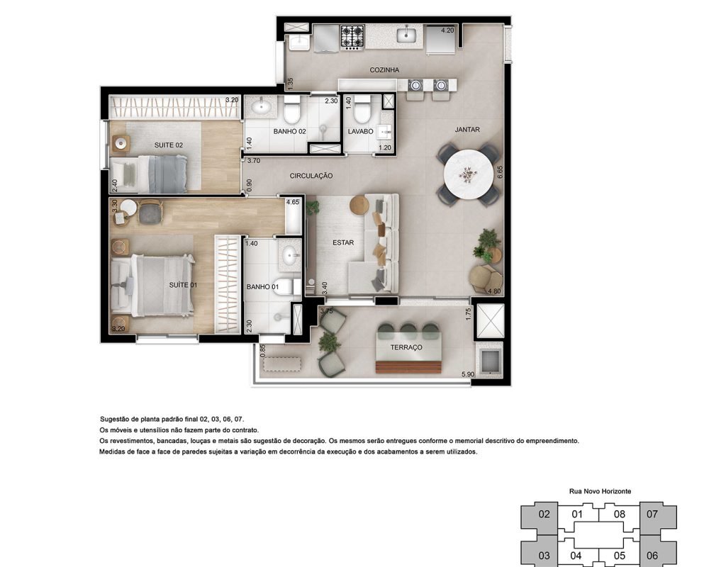 Planta Ampliada- 76M²