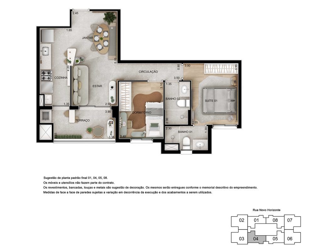 Planta Ampliado- 60M²