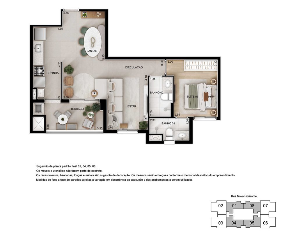 Planta Tipo-60m²